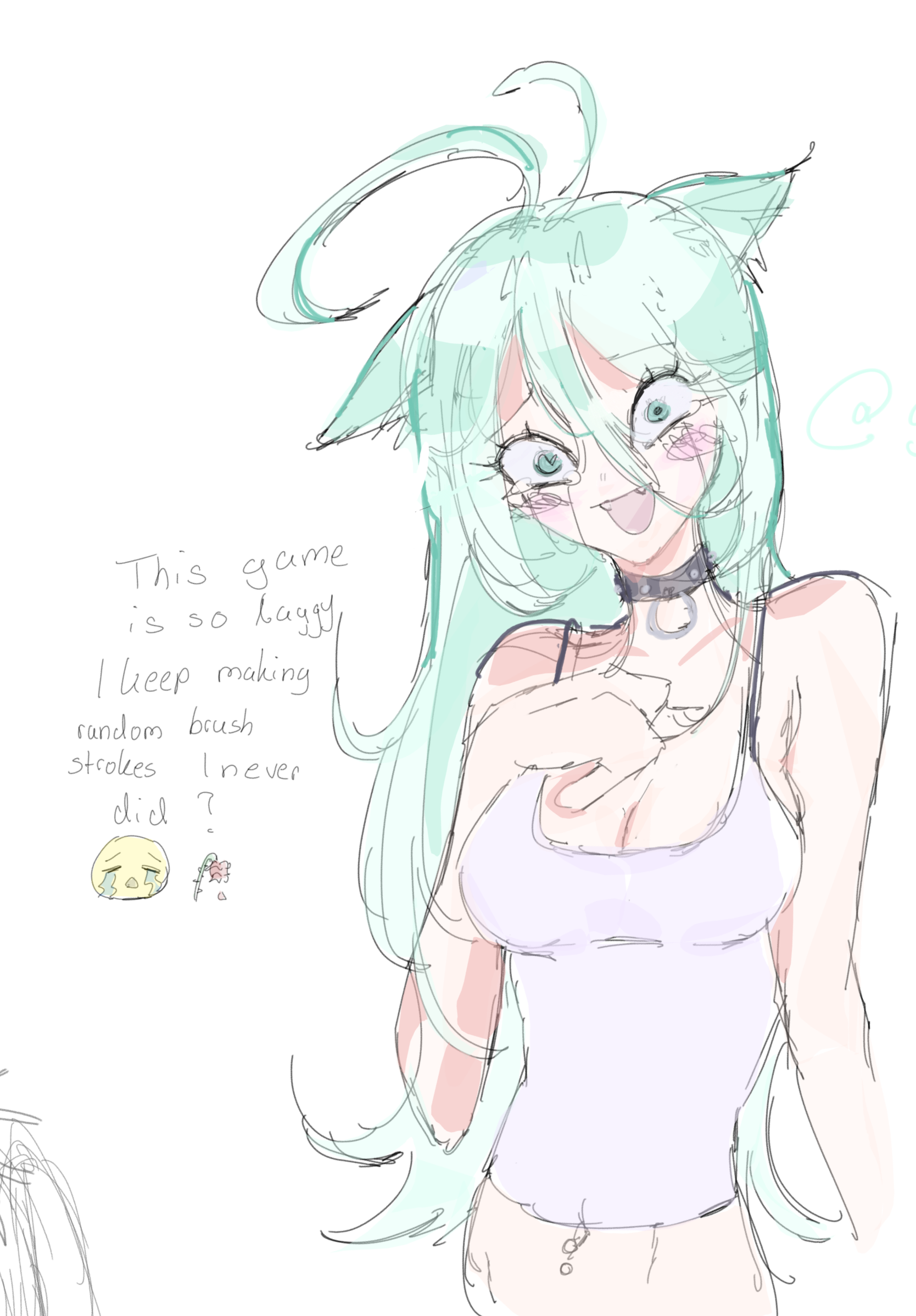 cat gal oc I think 