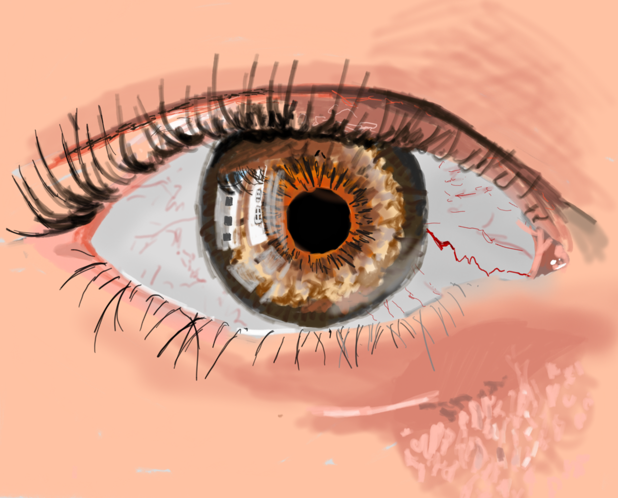 Quick sketch of an eye