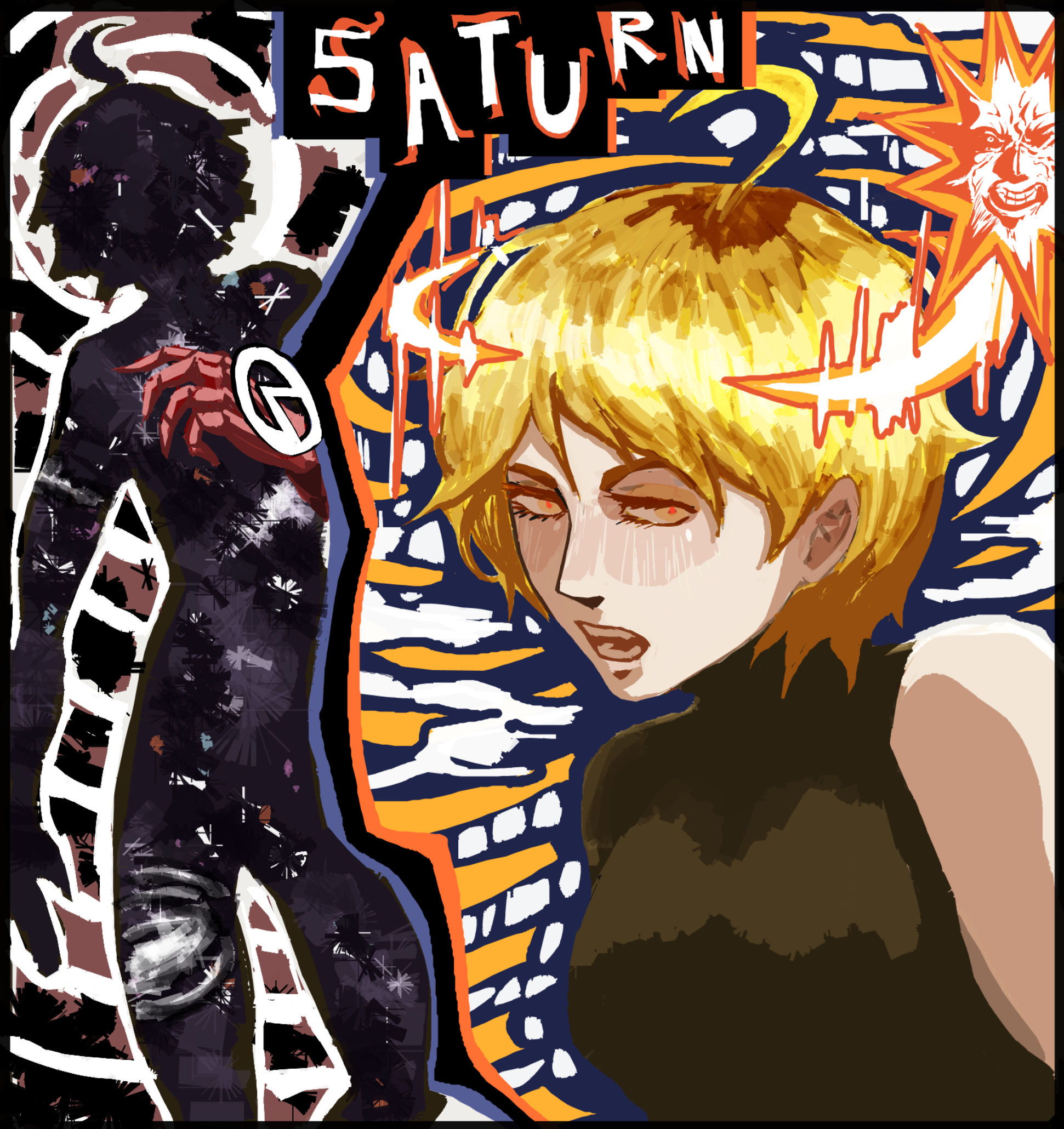 Saturn Remake- Sushiroll`s oc