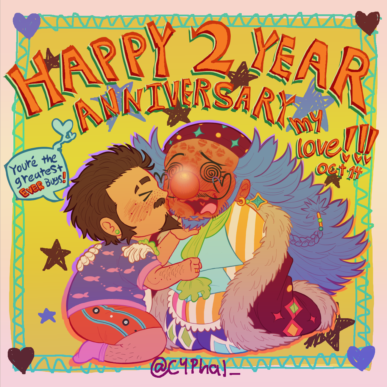 its our freaking anniversary bro