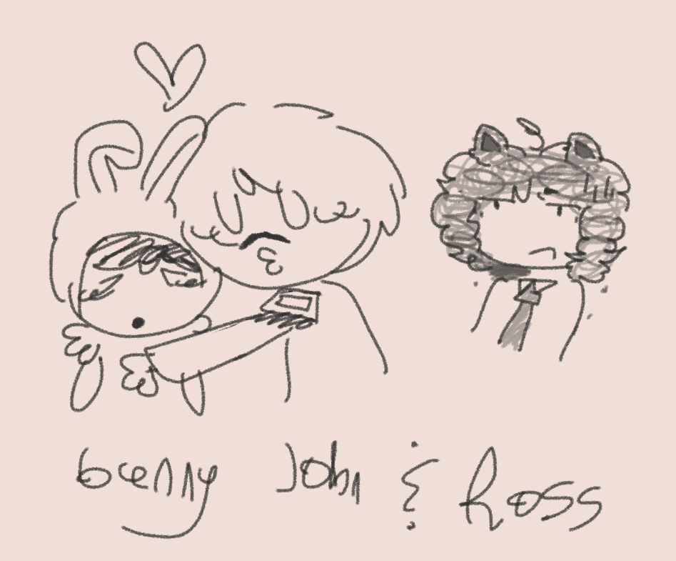 Me, bunny, & John