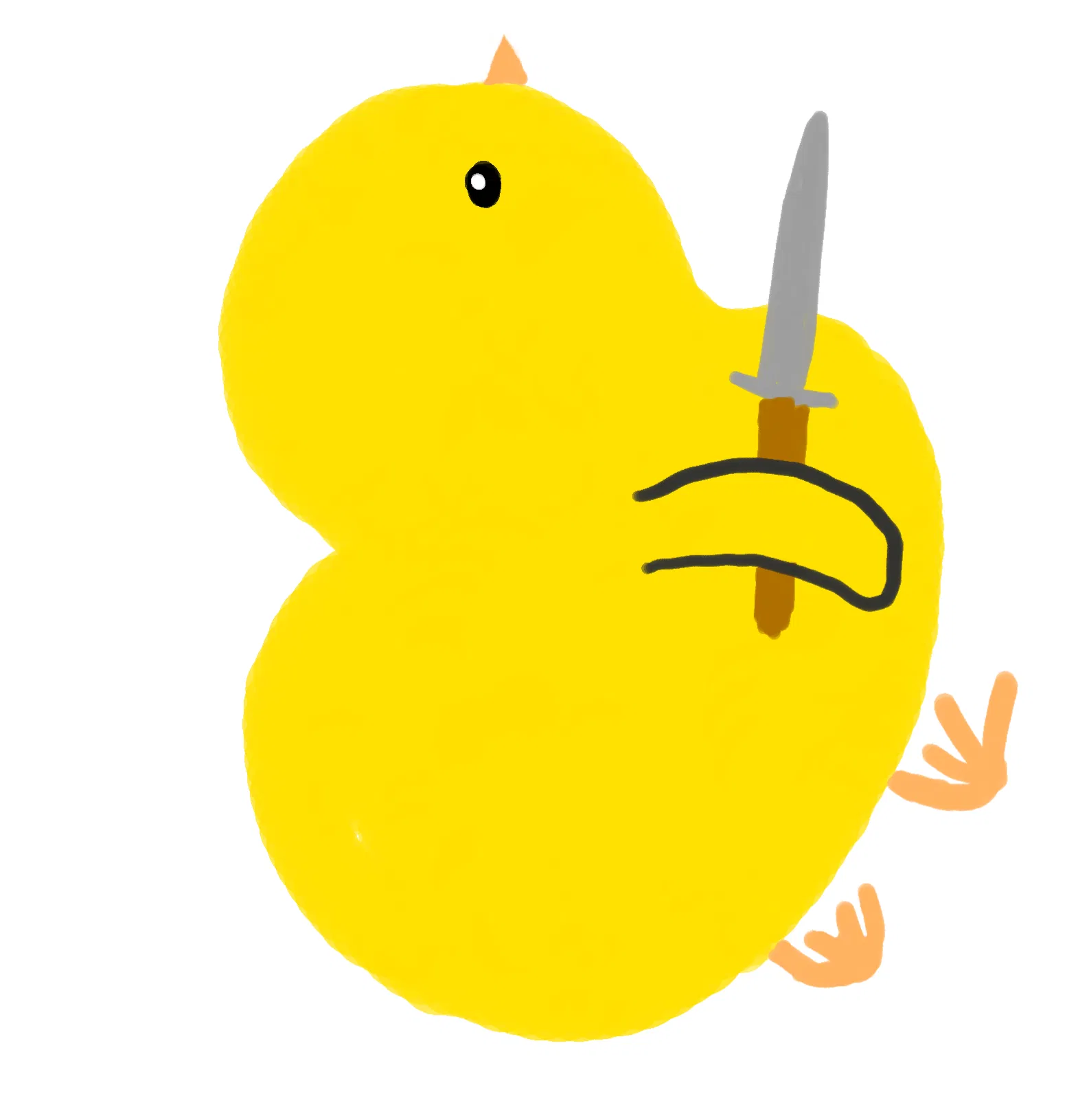Stabby the chicken