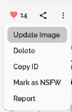 Update Image in the gallery post menu